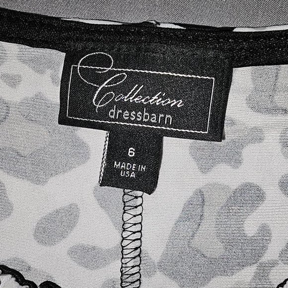 Dressbarn Sparkly Leopard Print Black/White Salsa Sleeveless Dress (NWOT) - Picture 5 of 5